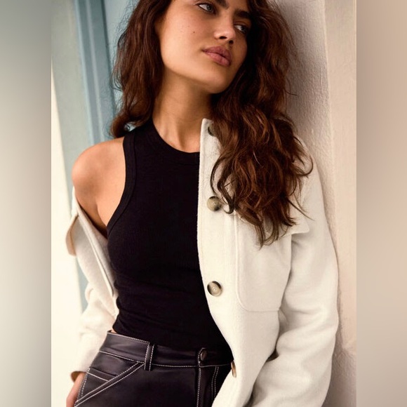 Dynamite, Sea Salt, Small, York Shacket - Picture 1 of 2